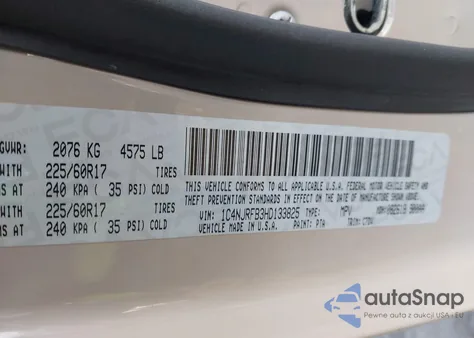 2017 Jeep Patriot Latitude 4X4 from USA, damaged, VIN 1C4NJRFB3HD133825